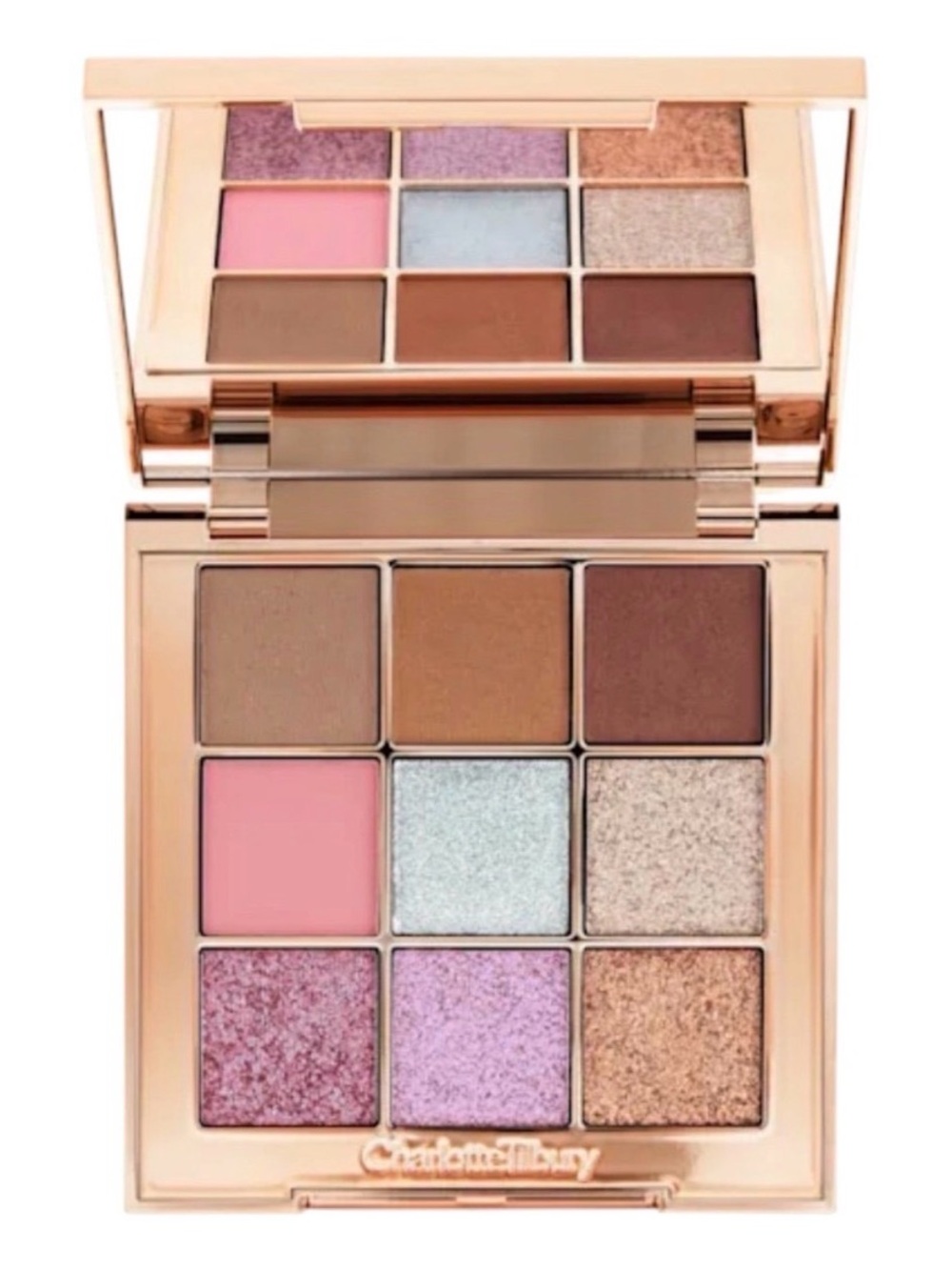 Charlotte Tilbury Pink, Lavender & Bronze 9‑Shade Eyeshadow Palette
